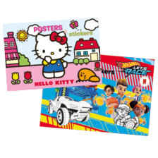Hello Kitty of Hot Wheels posterboeken